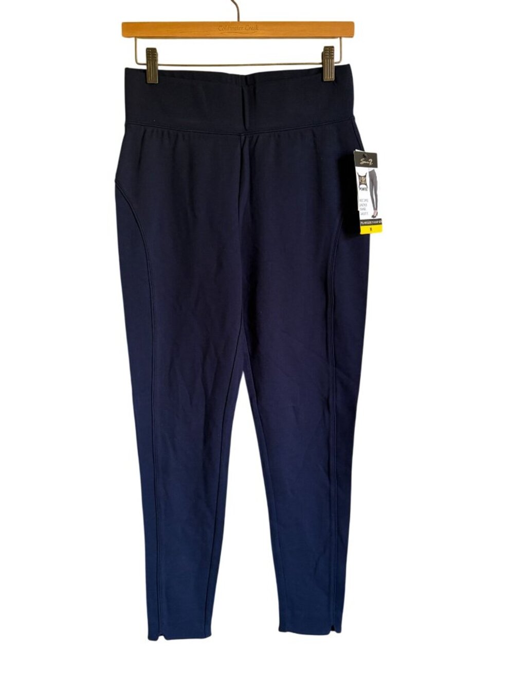 New! Seven7 4-Way Stretch Ponte Leggings Slimming Hugs Curves Smoothing Pull On